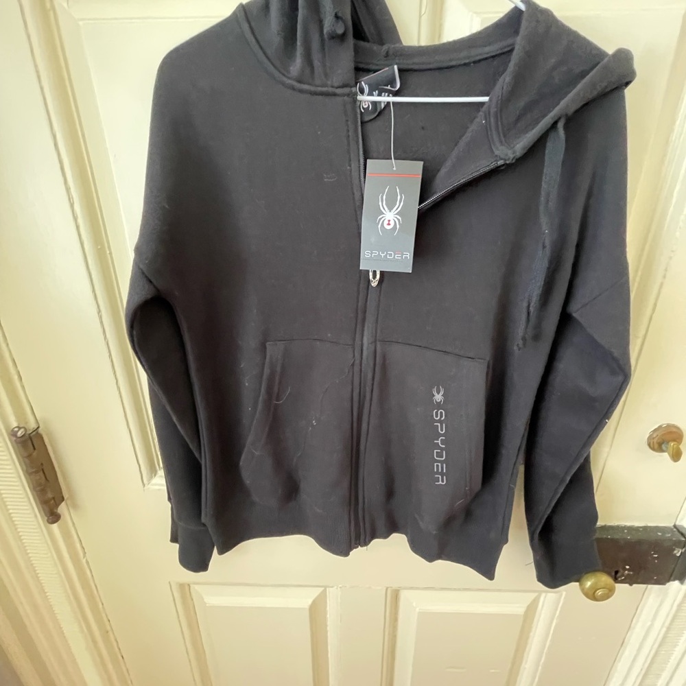 Spyder Charcoal Full-Zip Hoodie